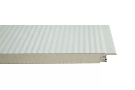 White Ribbed Insulated Aluminium Siding