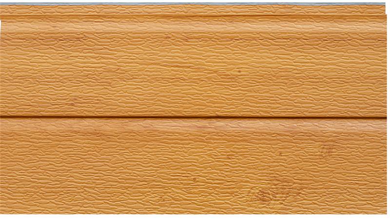 Light Brown Wood Insulated Aluminium Siding