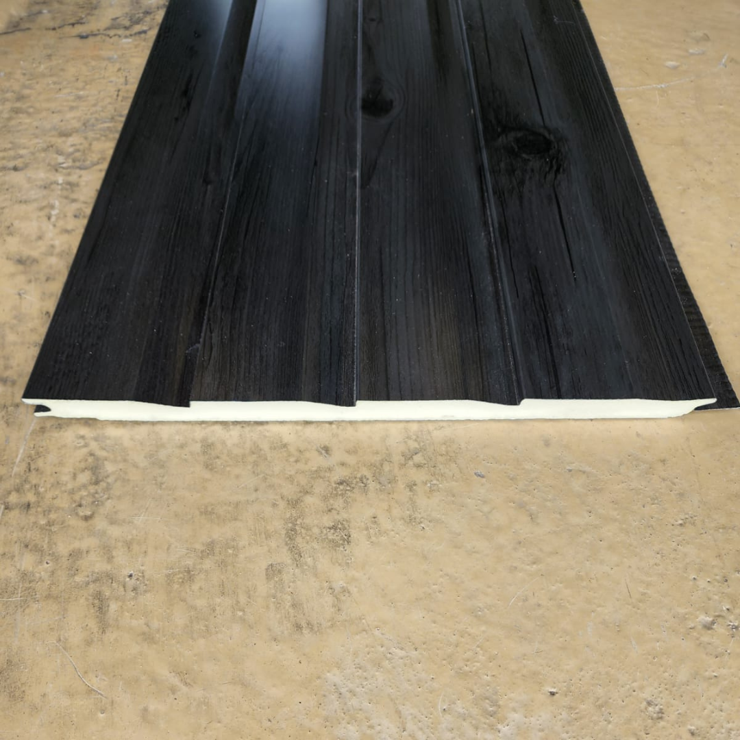 Black Wood Insulated Aluminium Siding