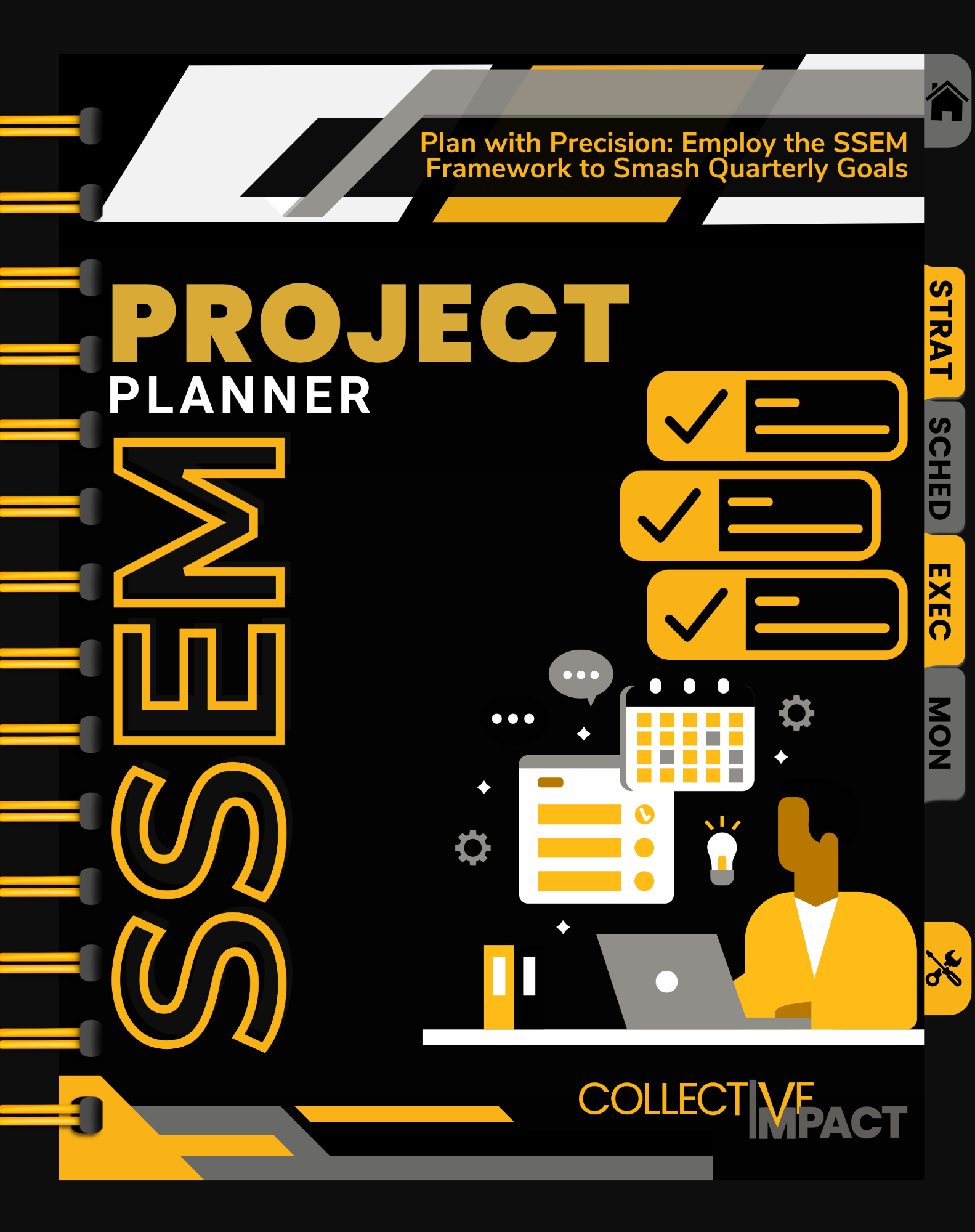 90 - Day Project Planner