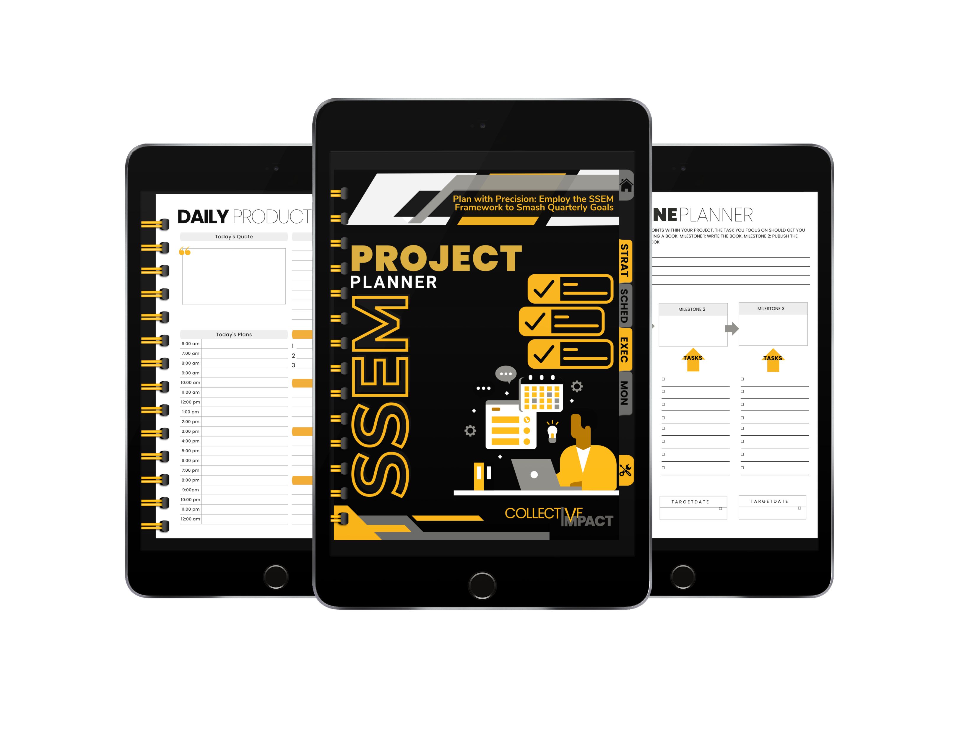 90 - Day Project Planner