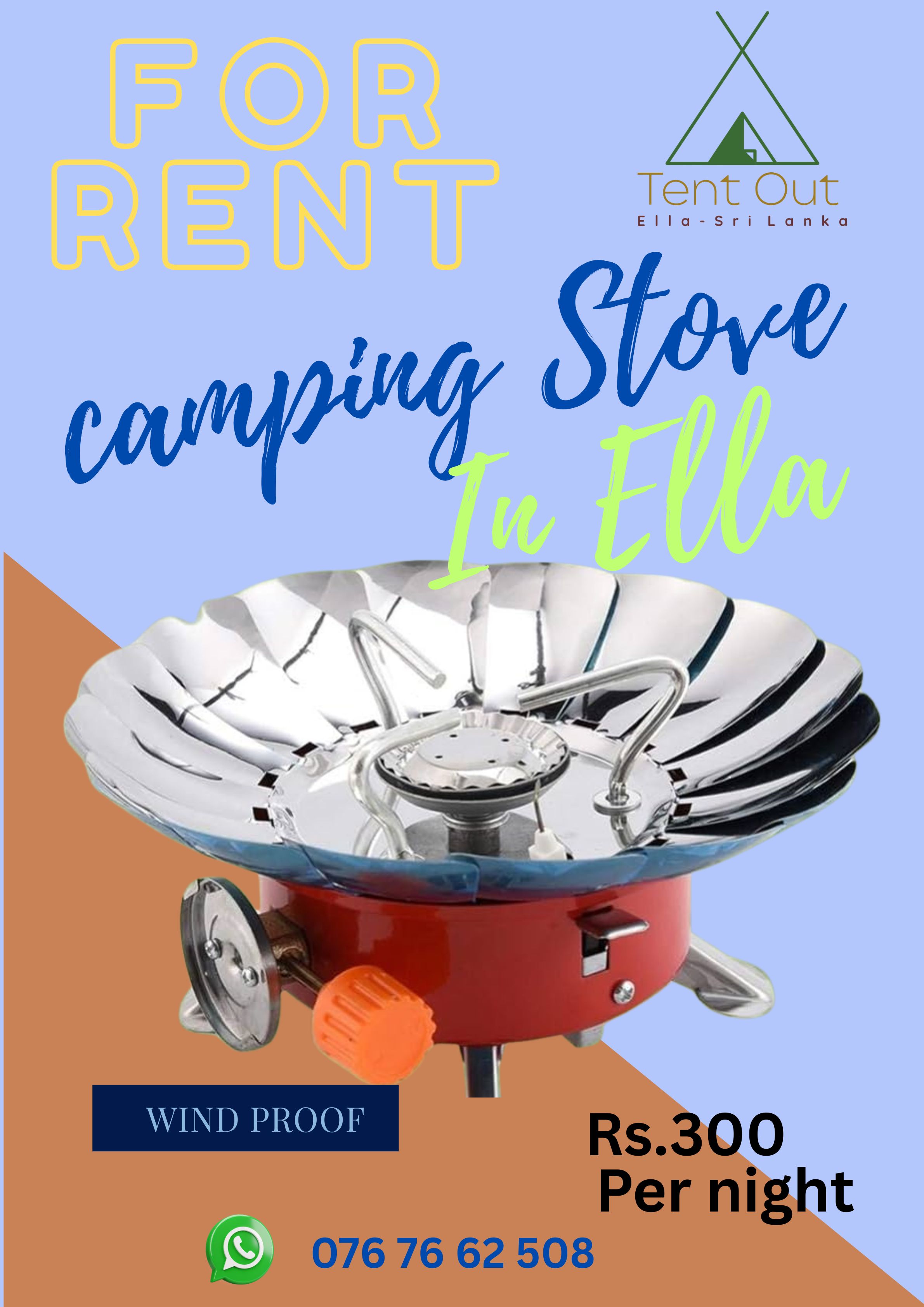Camping Stove for Rent
