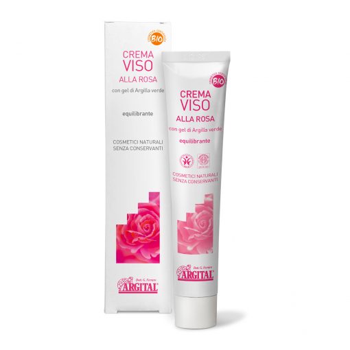 Rose cream for sensitive skin, organic 50ml