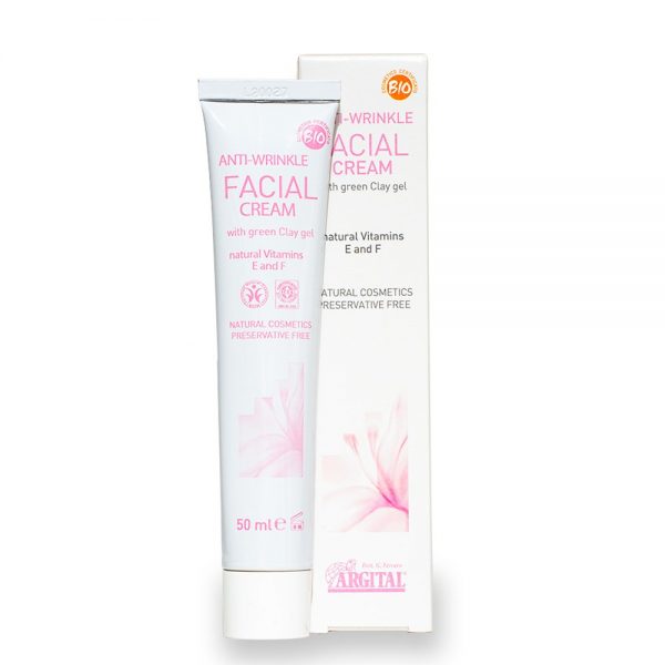 Anti wrinkle facial cream, organic 50ml