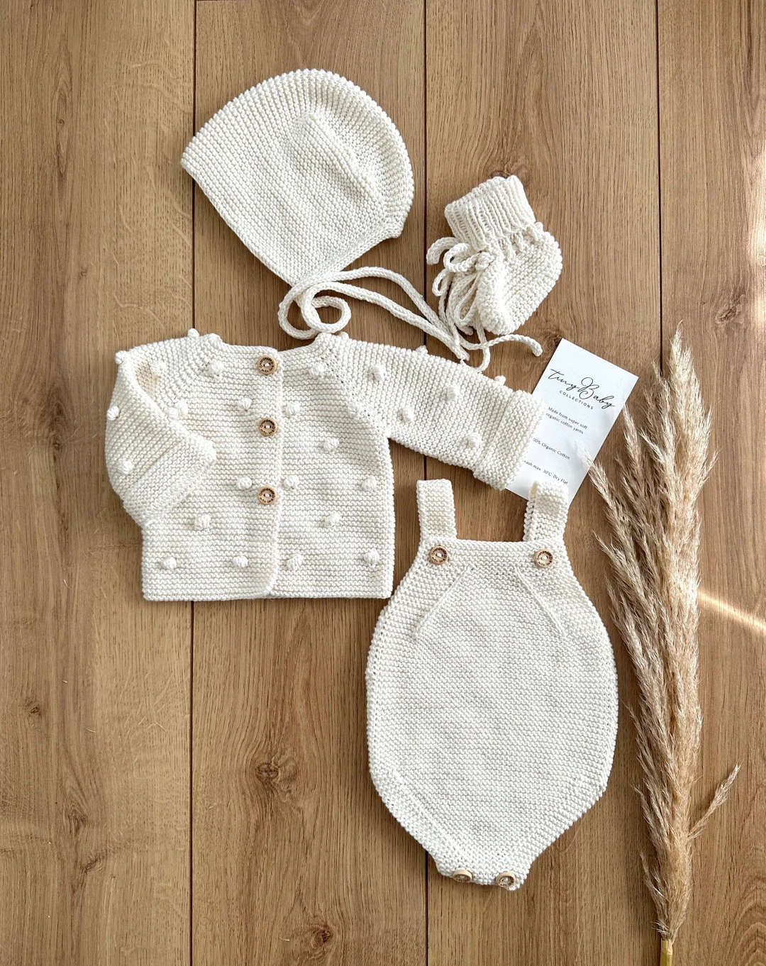 Conjunto de Punto Beige