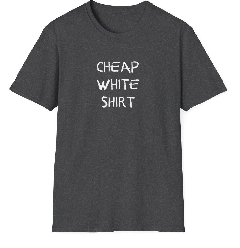 Cheap white shirt