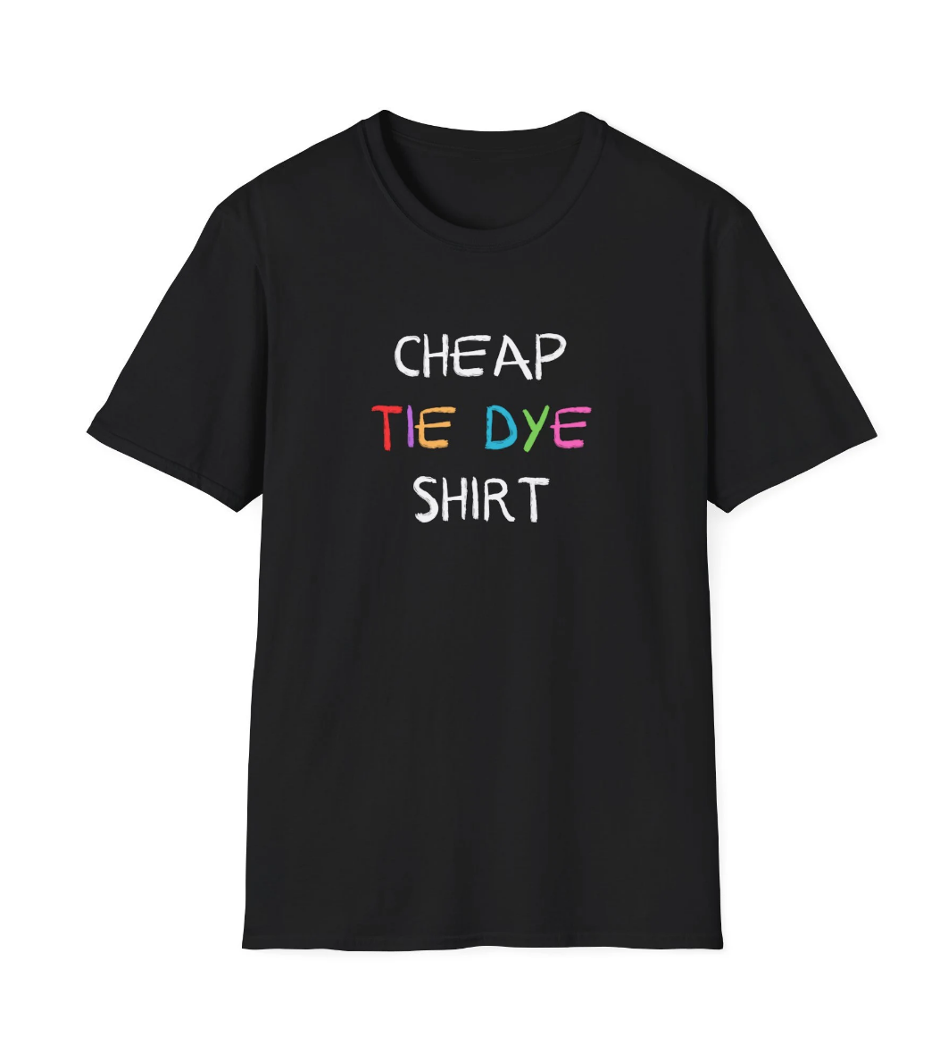 Cheap tie dye shirt 