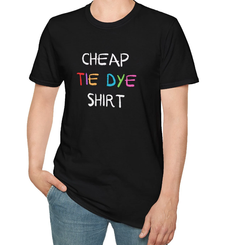 Cheap tie dye shirt 