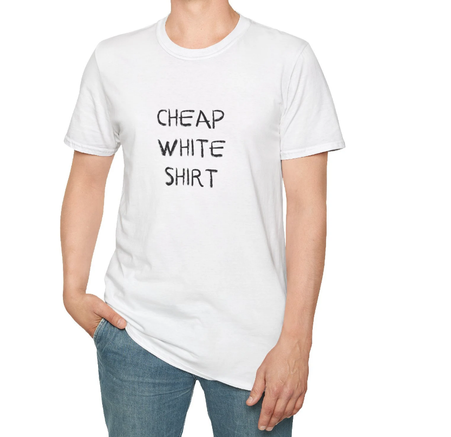 Cheap white shirt