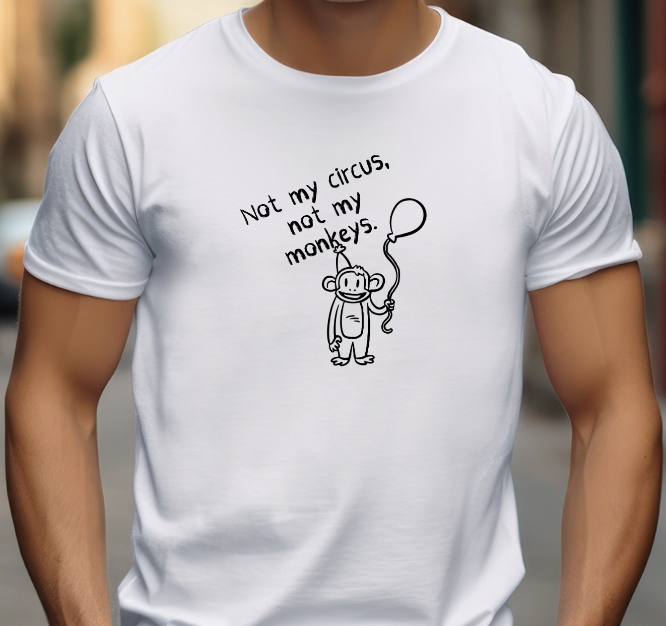 Funny Monkey Quote T-Shirt
