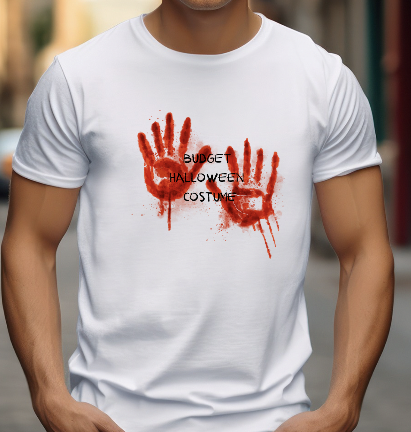 Budget Halloween Costume T-shirt