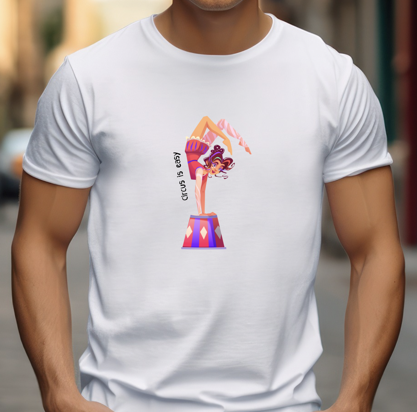 Circus Performer Graphic T-Shirt