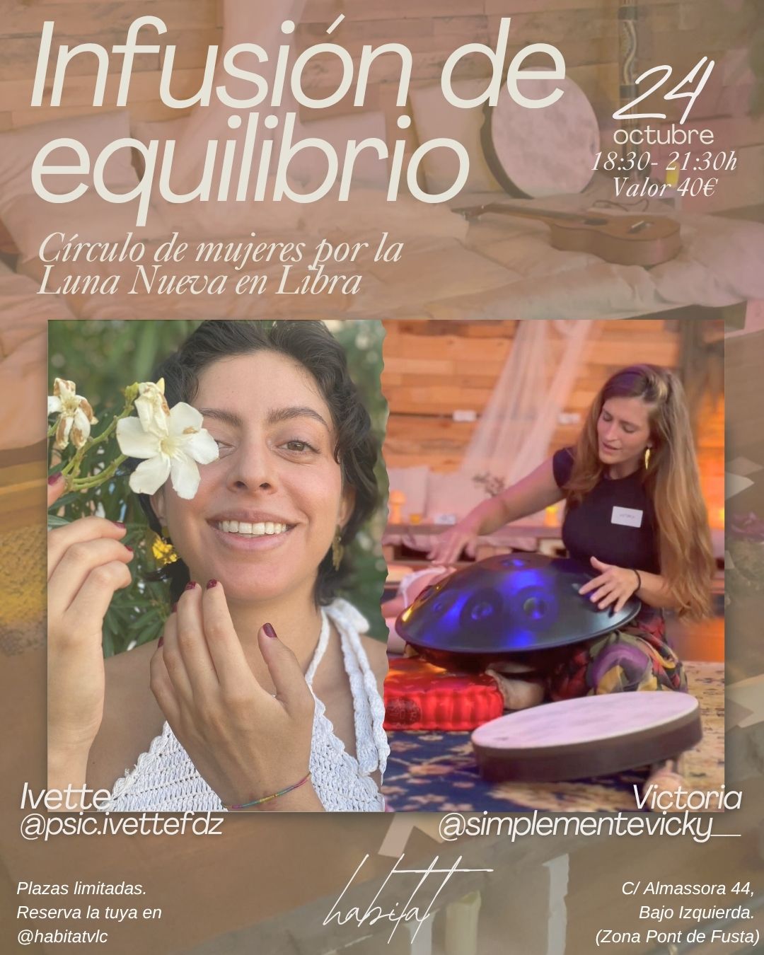 Infusión de equilibrio: Círculo de mujeres por Luna Nueva en Libra