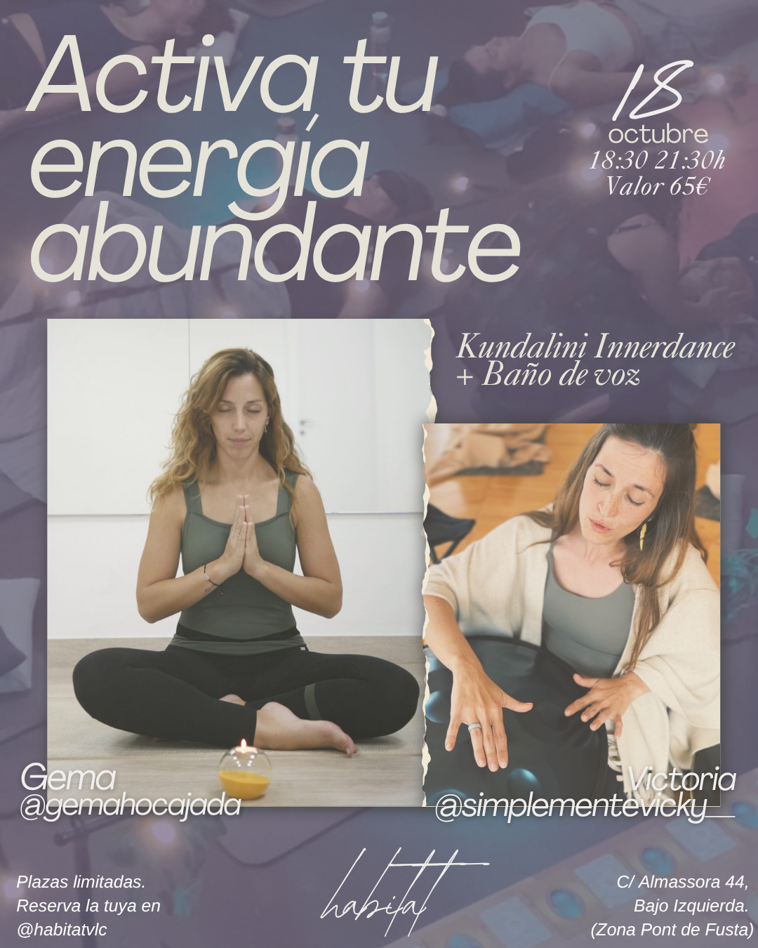 Activa tu energía abubdante. Kundalini Innerdance y sonido