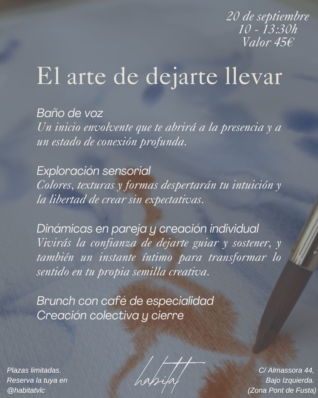 "El arte de dejarte llevar" Arte mindful y musicoterapia