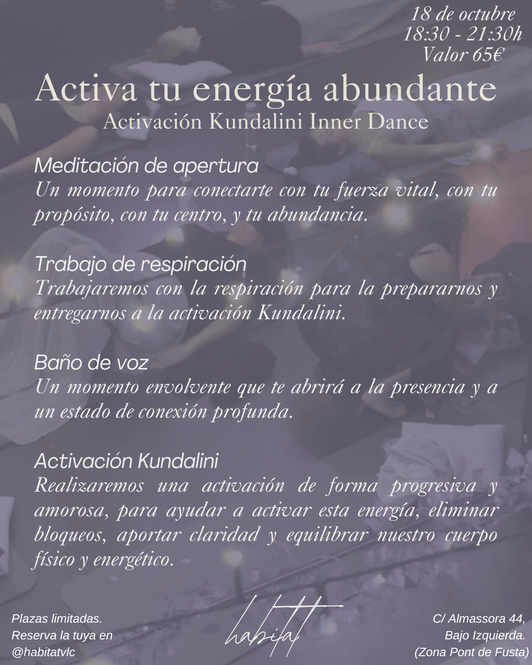 Activa tu energía abubdante. Kundalini Innerdance y sonido
