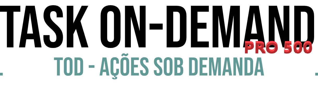 Plataforma [TOD] Task On-Demand - 500 Tarefas