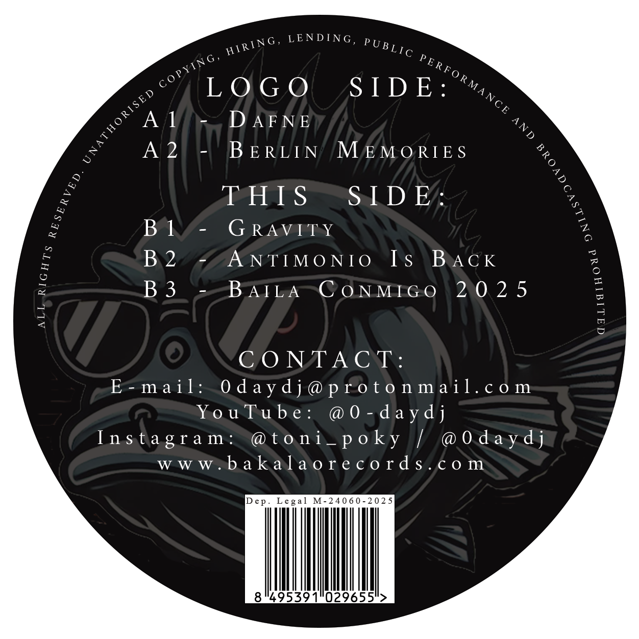 [BKV001] Toni Poky presents Bakalao Records Vol. 1