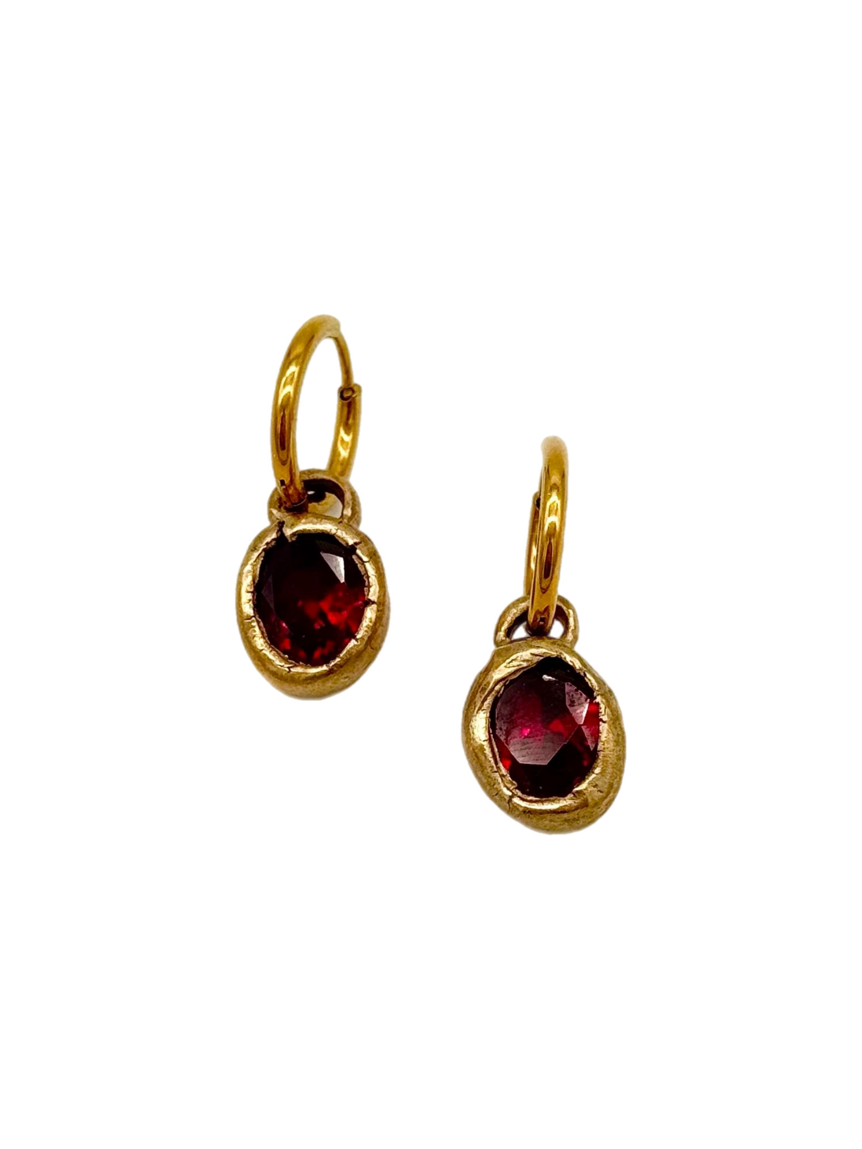 Granate Earings