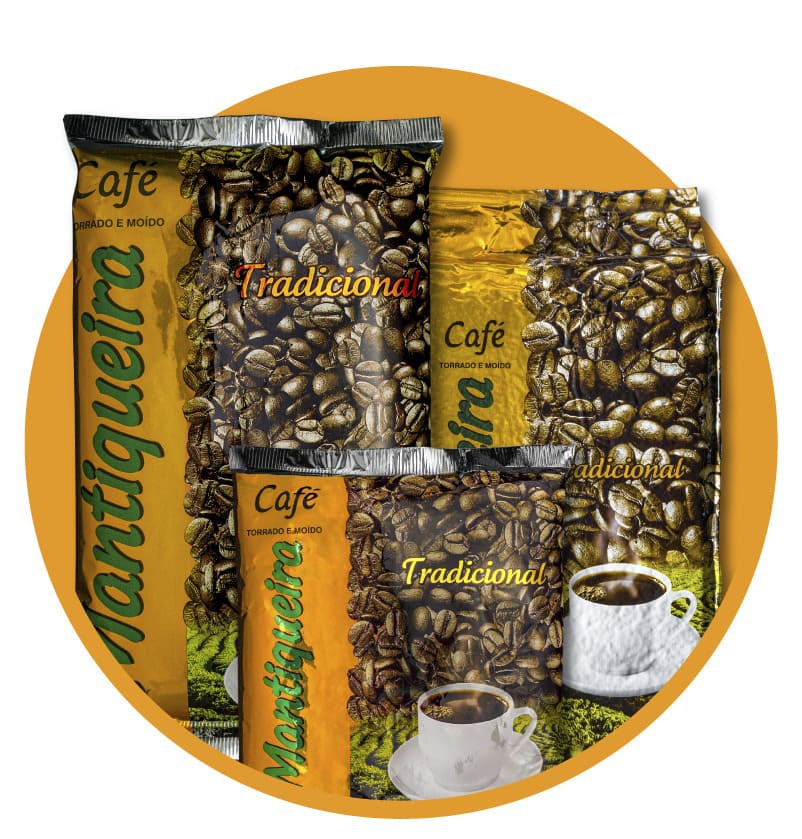CAFÉ TORRADO E MOÍDO TRADICIONAL EMBALADO À VÁCUO MANTIQUEIRA