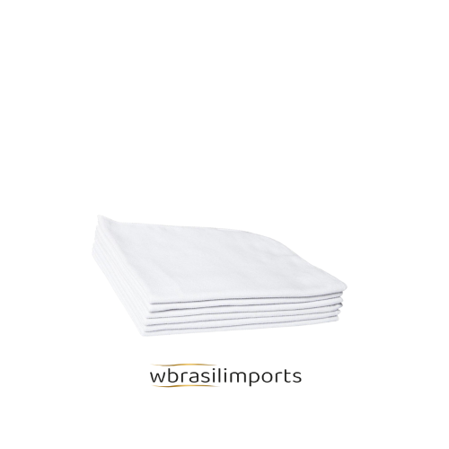 FLANELA BRANCA ALGODÃO M 28X48 FORTFIO