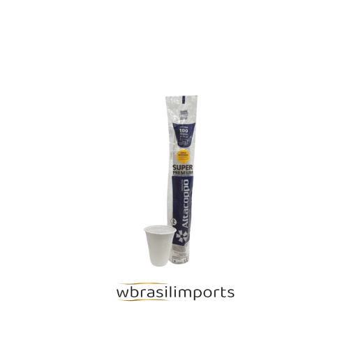 COPO BR 200 ML PP TIRA C/ 100UN ALTACOPPO