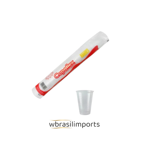 COPO DESCARTÁVEL TRANSPARENTE 180ML TIRA C/100 COPOFLEX