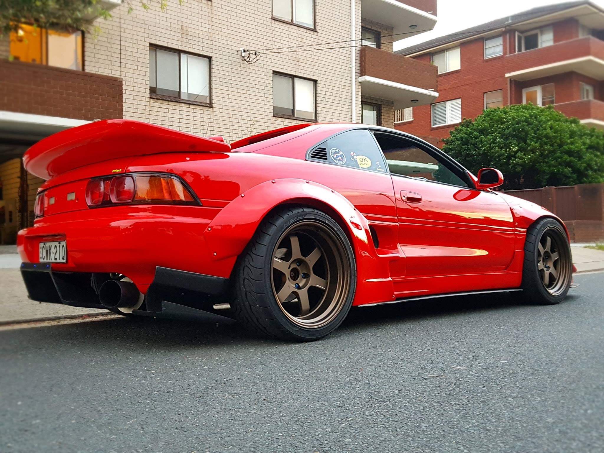 Set of FRP Fender Flares for SW20 (Front & Rear)