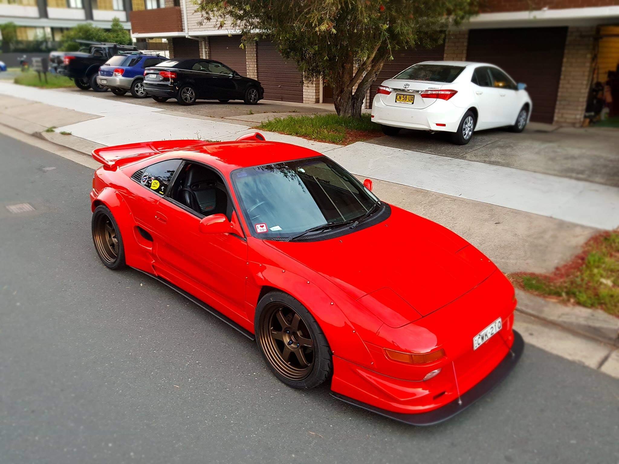 FRP Side Skirts for SW20 (GReddy Style)