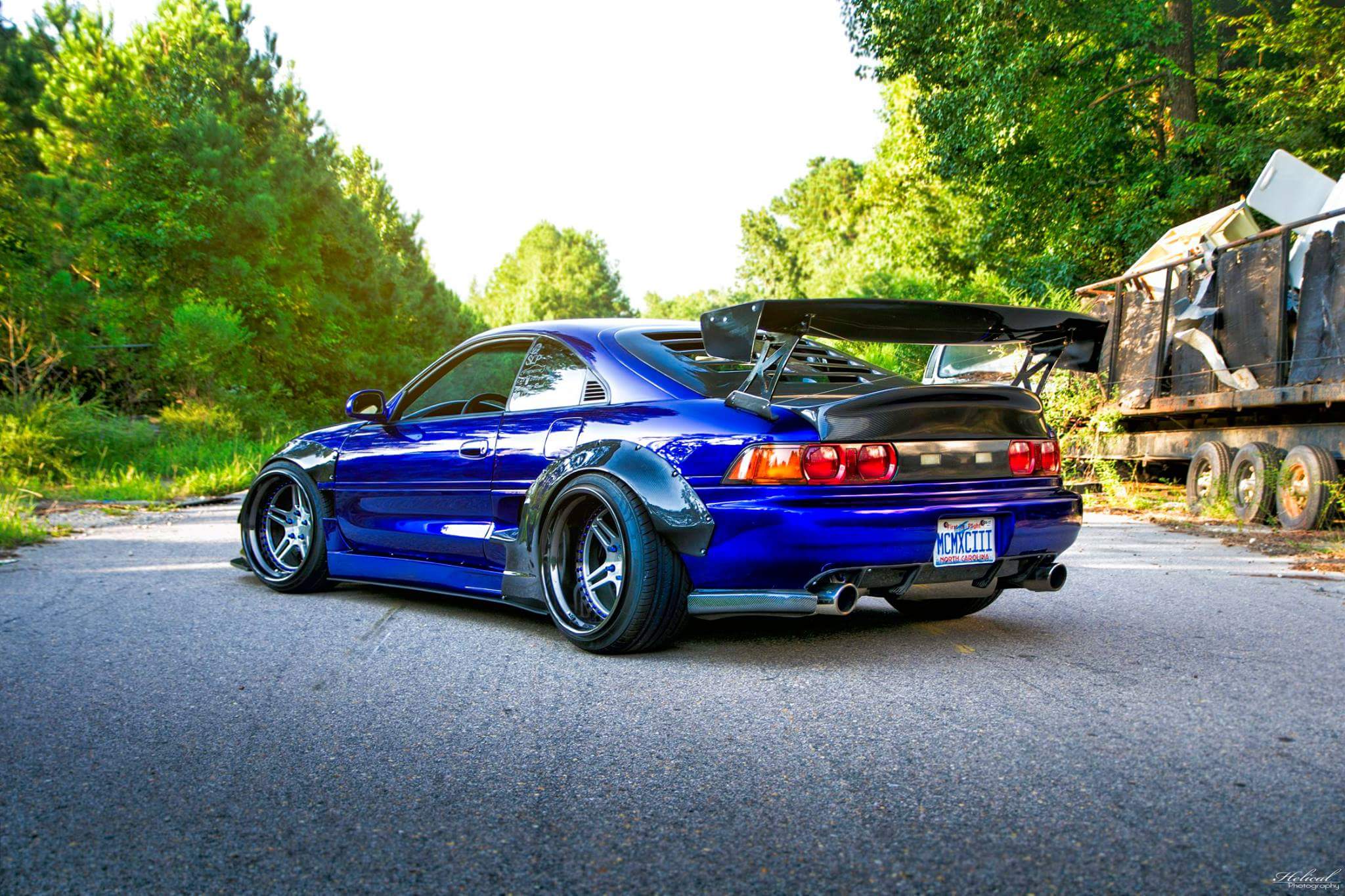 Carbon Fiber Side Skirts for SW20 (GReddy Style)