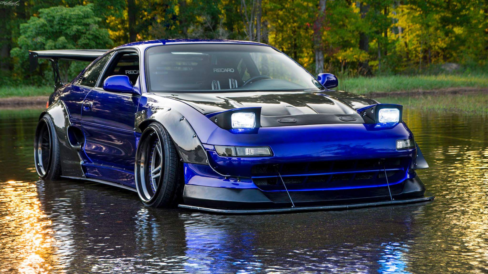Carbon Fiber Flares and Side Skirts kit for SW20