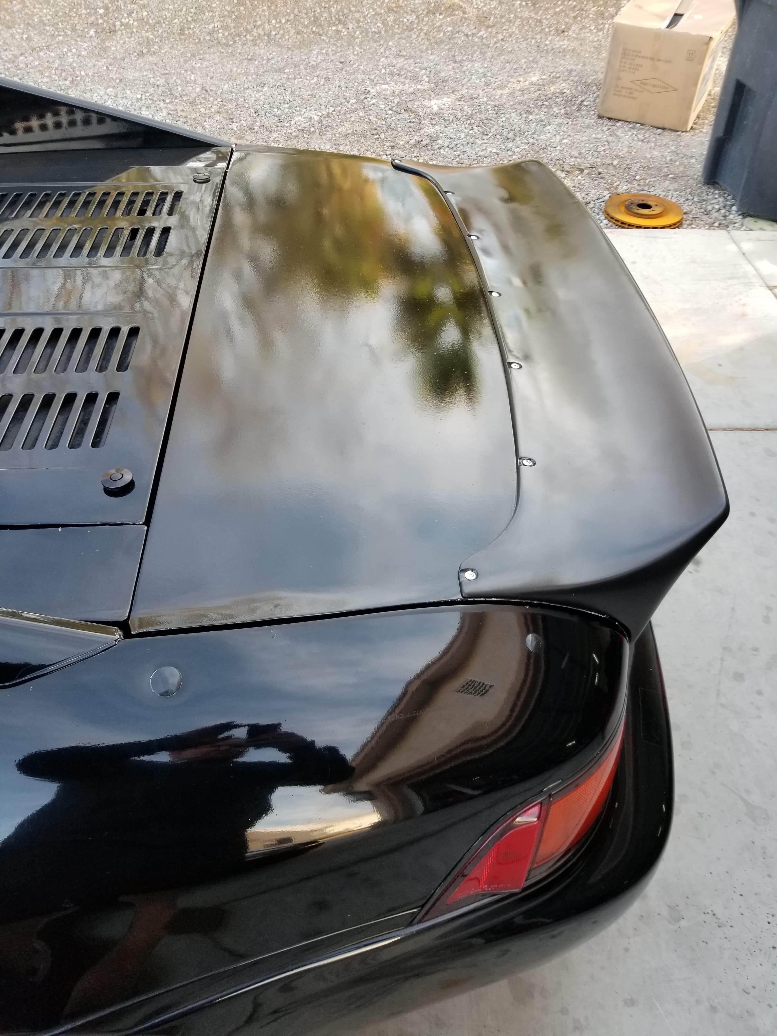 Fiberglass Ductail Rear Spoiler for SW20
