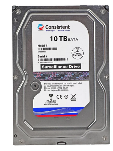  Consistent 10TB Surveillance
