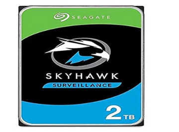Seagate Skyhawk 2TB Video Internal Hard Drive HDD 3.5 Inch SATA 6Gb/s 256MB Cache for DVR NVR Security Camera System with 3-Years Data Recovery Services (ST2000VX015)