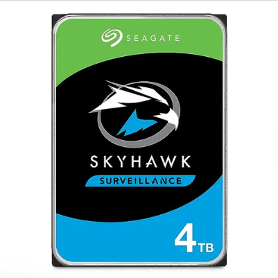 Seagate SkyHawk 4 TB Surveillance Internal Hard Drive HDD - 3.5 Inch SATA 6 Gb/s 64 MB Cache for DVR NVR Security Camera System (ST4000VX007)