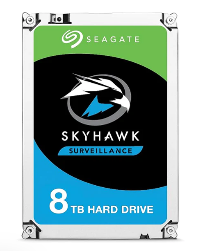 Seagate Skyhawk 8 TB Surveillance Internal Hard Drive HDD 3.5 inches SATA 6 Gb/s 256 MB Cache for DVR NVR Security Camera System with Drive Health Management (ST6000VX001)