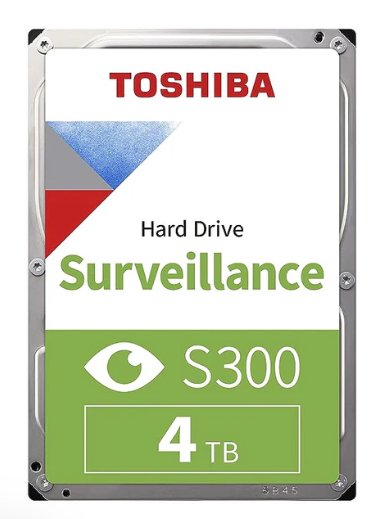 TOSHIBA S300 3.5" Inch Surveillance 4TB Internal Hard Drive