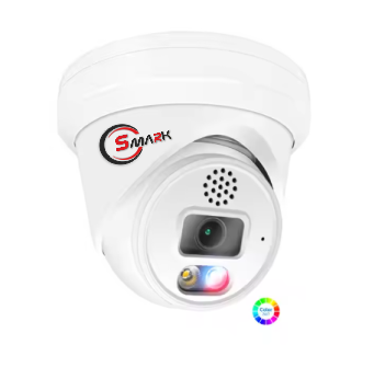 SMArk Regular 5 MP IP Dome, Built-in Alarm, Red-Blue Light (Eagle Mic 5.0mm), SE-VB-IP-5002DXA