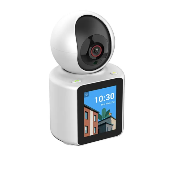 SMARK AI IP Camera with Video Call 2.8inch Screen 1296P 2.8inch Smart Home Security Camera Bidirectional Visual Intercom for