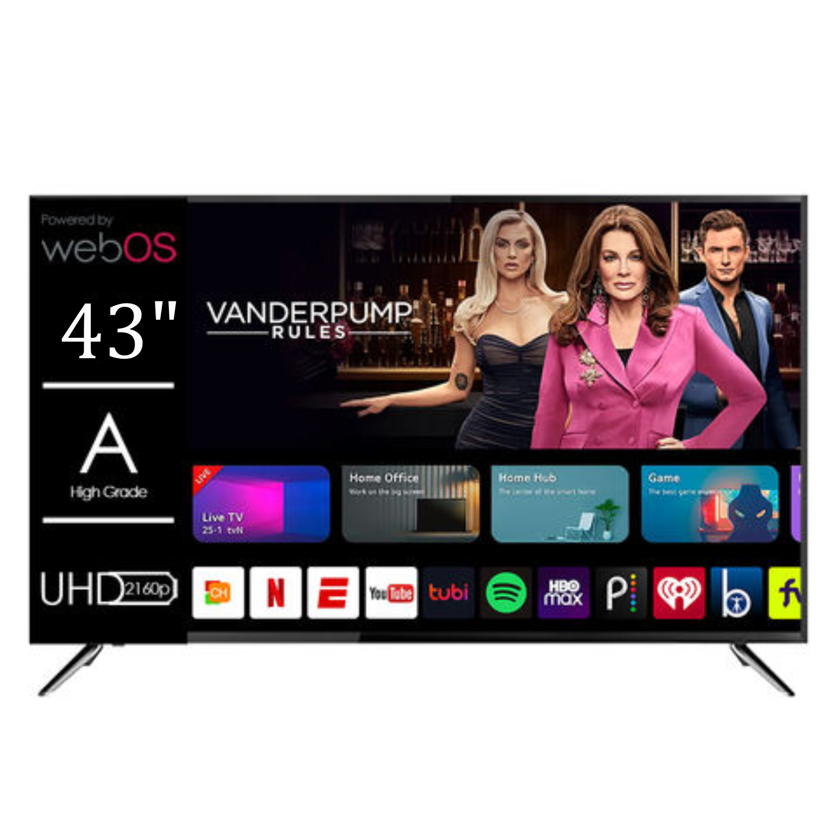 SMARK 43" Inch WEB OS 4K SMART LED, SE-WEB43-SMART