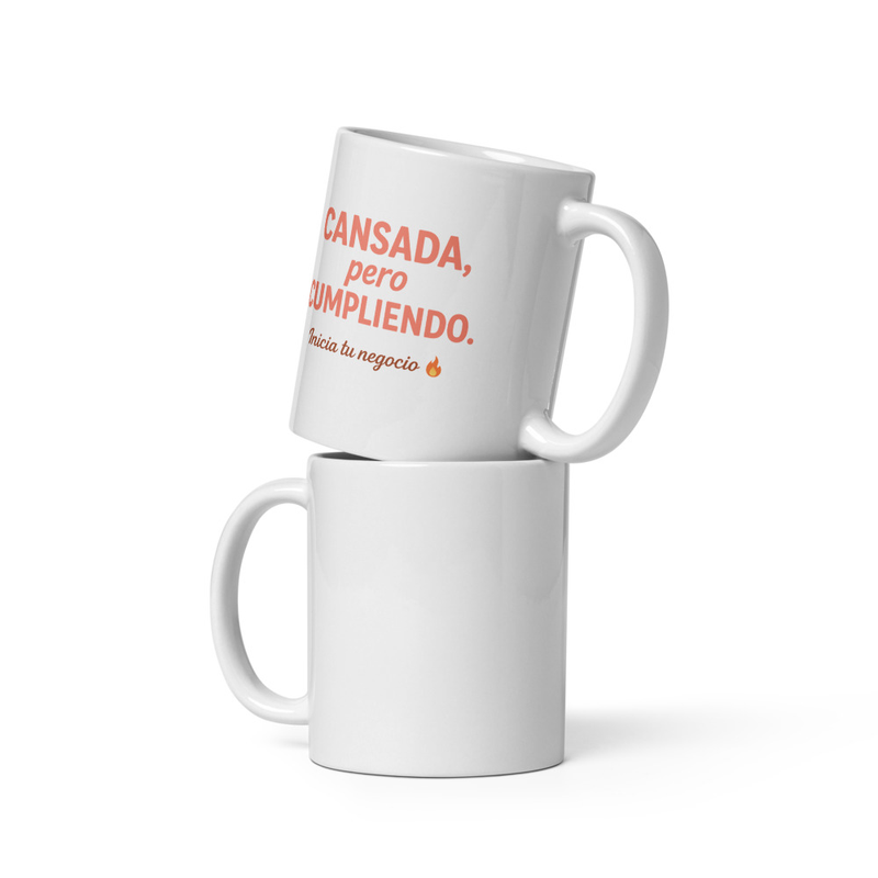 Taza motivacional y divertida
