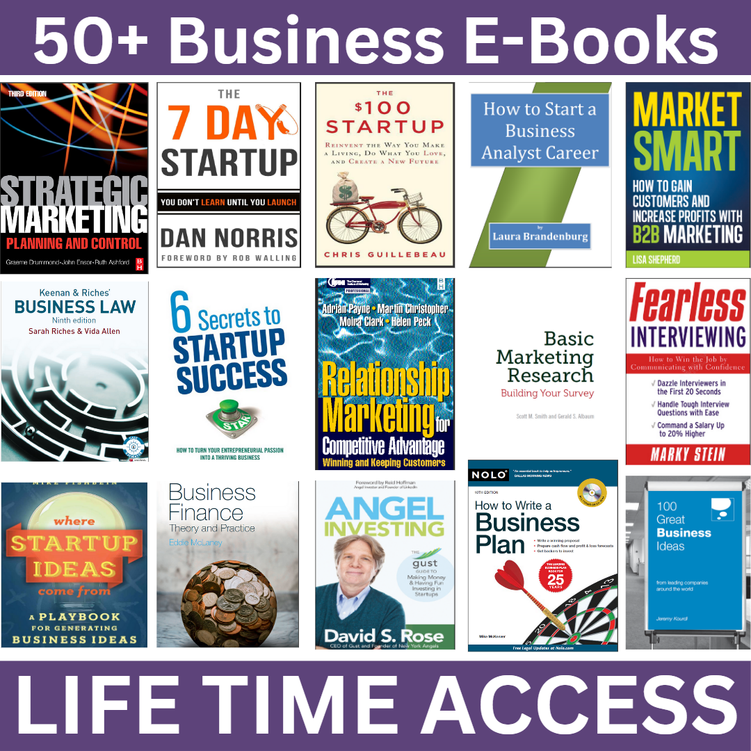 50+ Business E-Books