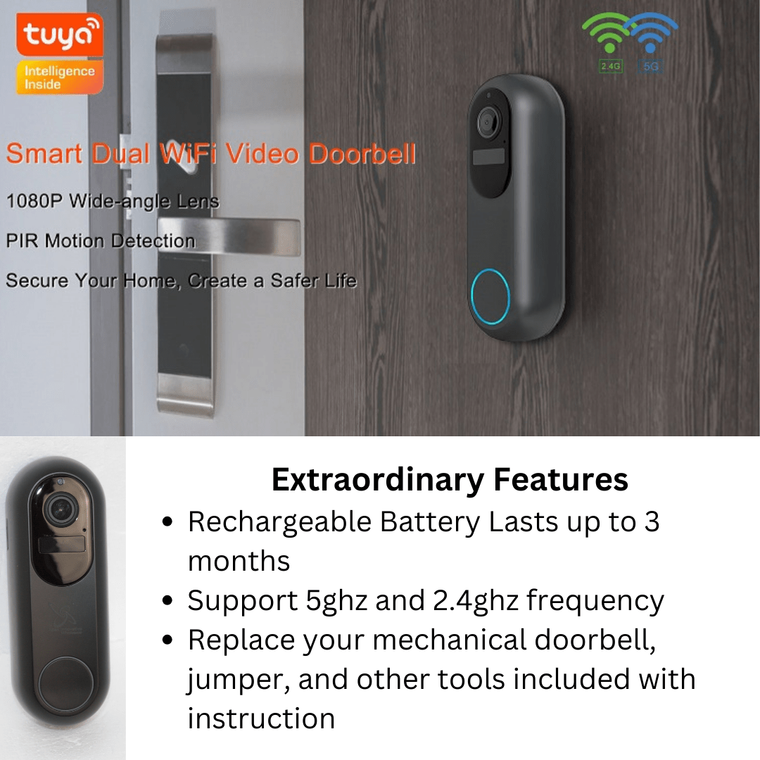Smart Dual WiFi Video Doorbell