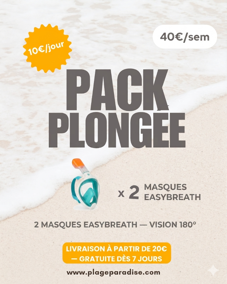 Pack Snorkeling x 2