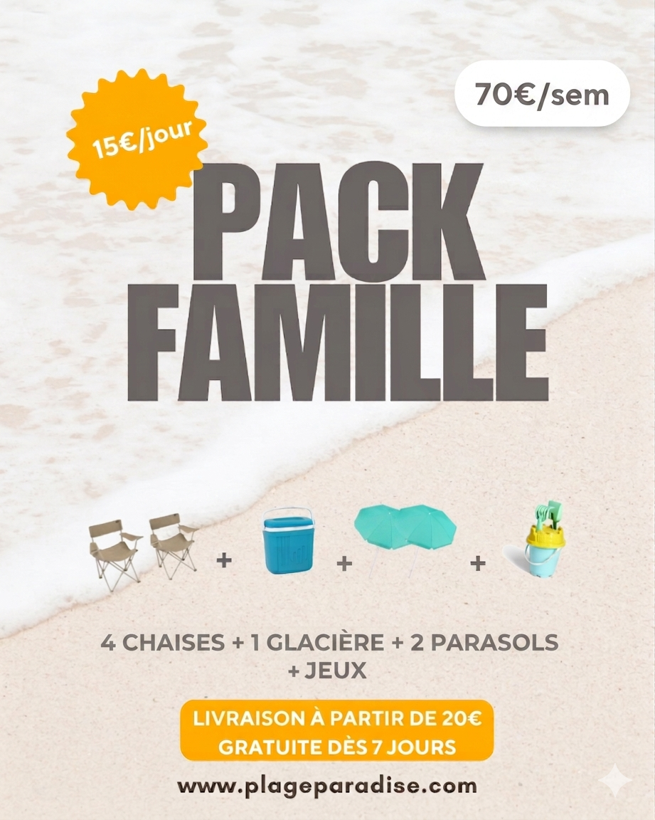 Pack CONFORT Famille