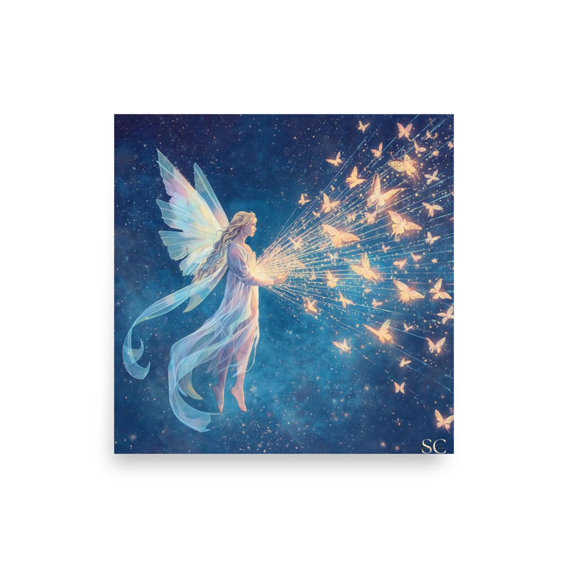 Ritratto dell'Anima Zodiacale: Gemelli - Stampa Artistica Spirituale