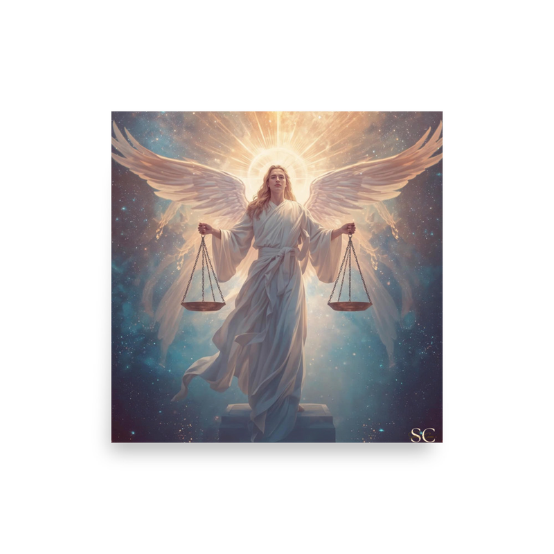 Ritratto dell'Anima Zodiacale: Bilancia - Stampa Artistica Spirituale