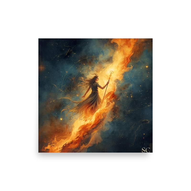 Ritratto dell'Anima Zodiacale: Ariete - Stampa Artistica Spirituale