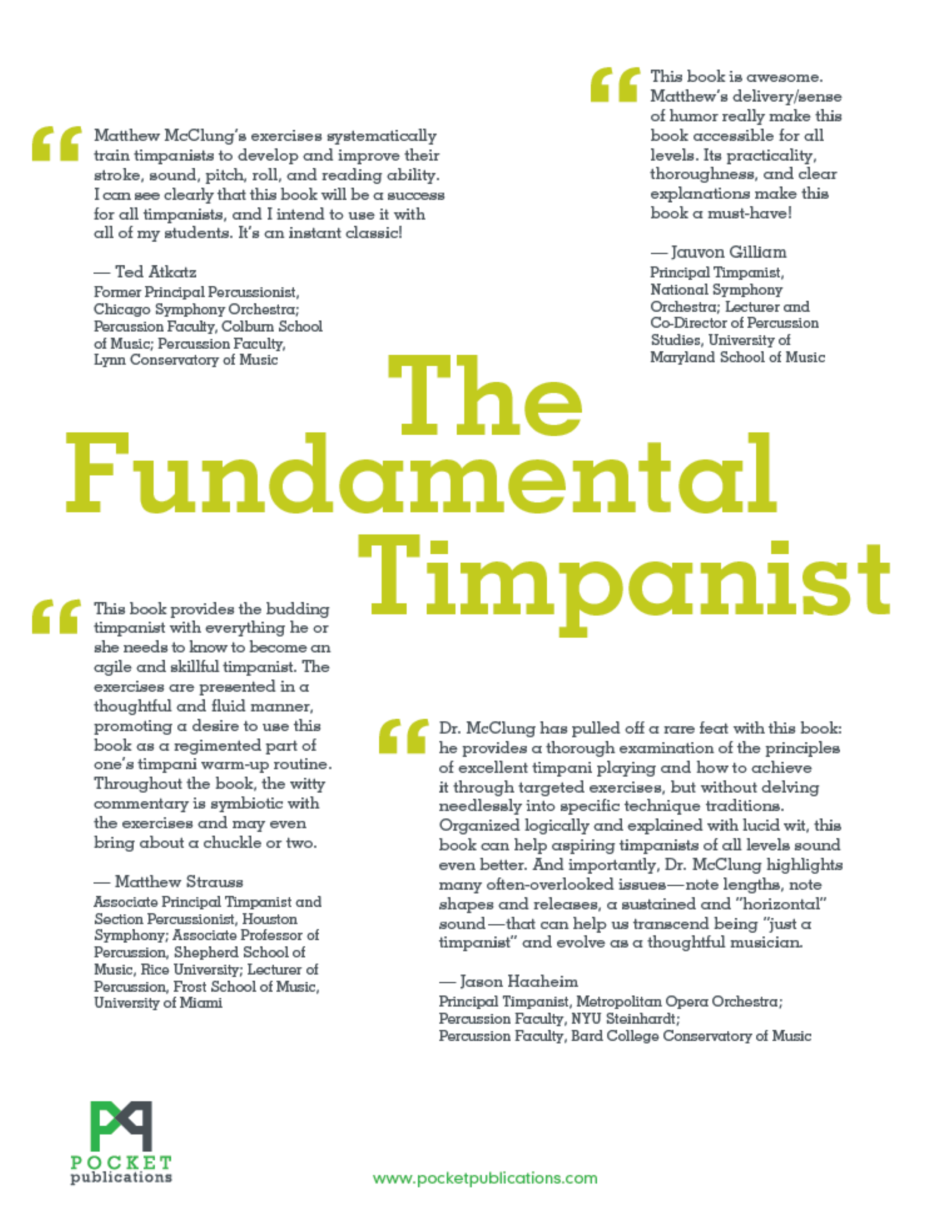 The Fundamental Timpanist (McClung)
