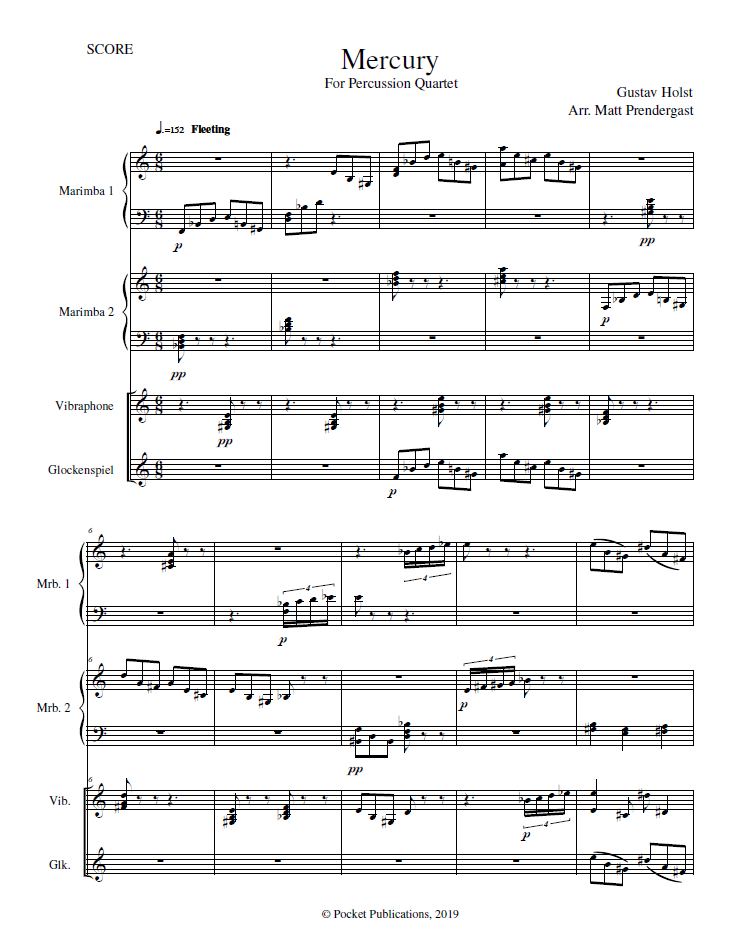 Mercury, from The Planets (Holst, Prendergast)